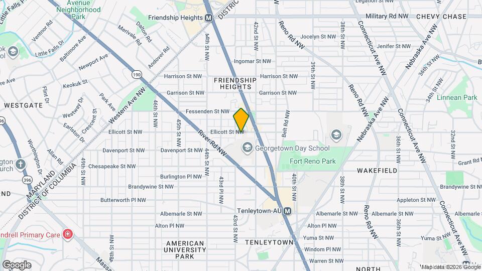 4226 Ellicott St NW Map and Location Details