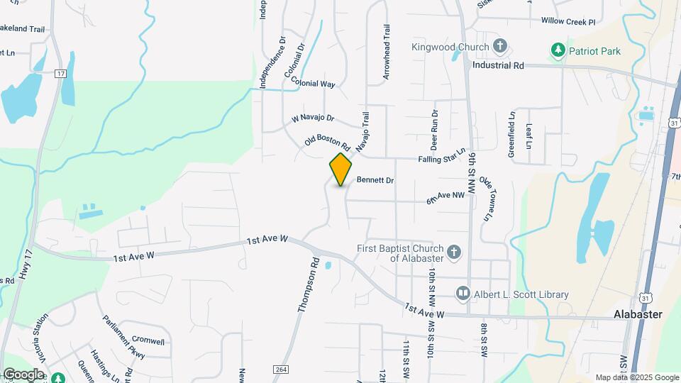 629 Bennett Dr Map and Location Details