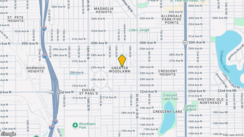 1120 26th Ave N Mapa y Detalles de la Ubicación