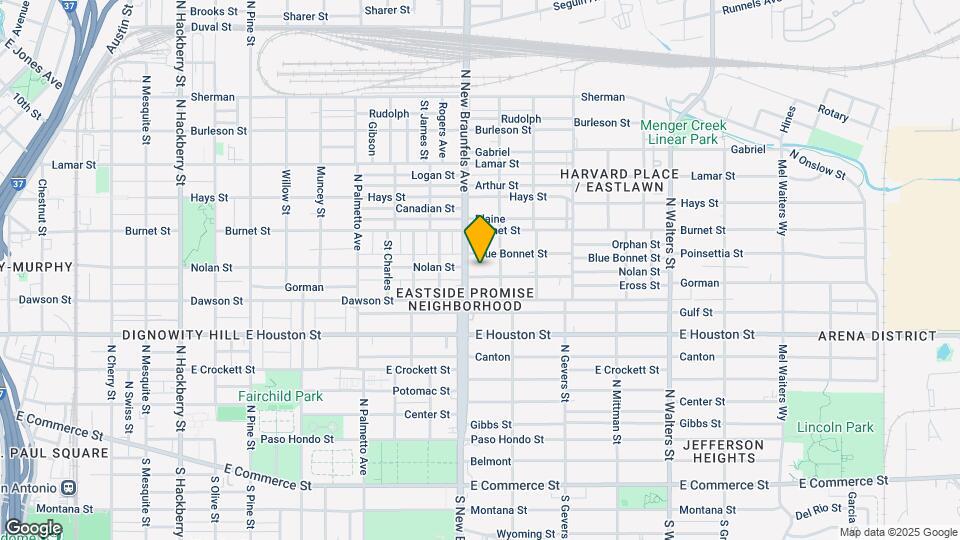 1619 Nolan St, Unit B Map and Location Details