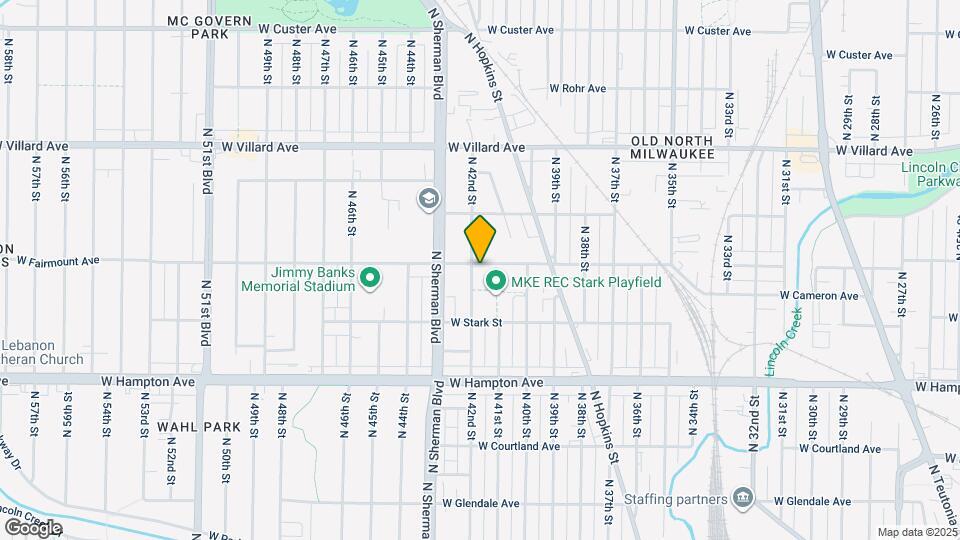 4123 W Fairmount Ave Map and Location Details