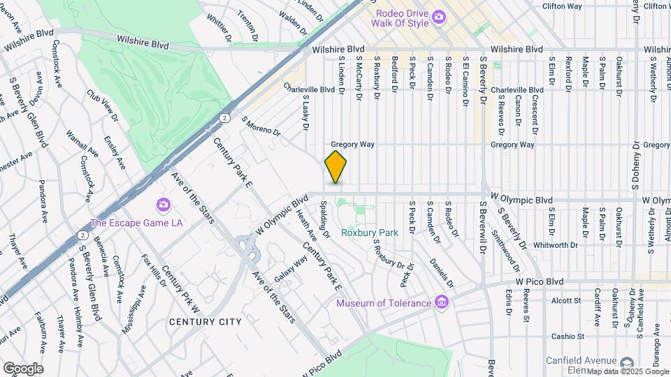 9741 W Olympic Blvd Map and Location Details
