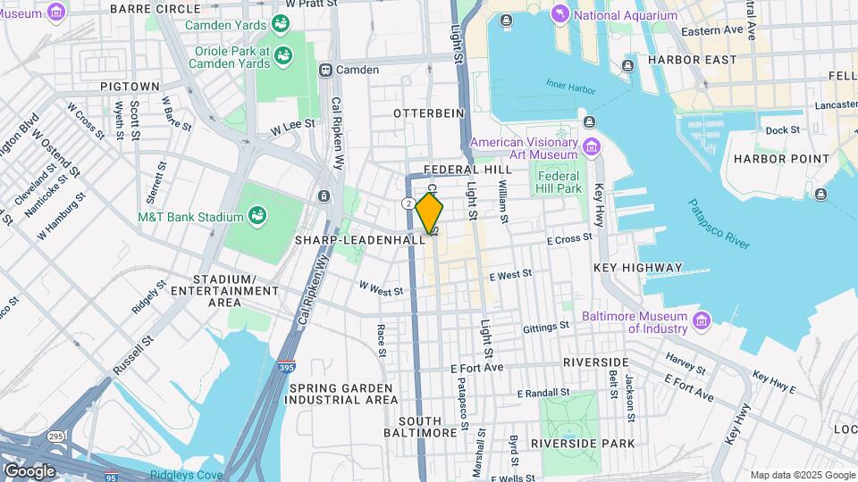 1018 S Charles St, Unit 2 Map and Location Details