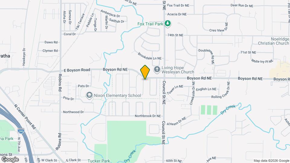 6812 Inwood Ln NE Mapa y Detalles de la Ubicación