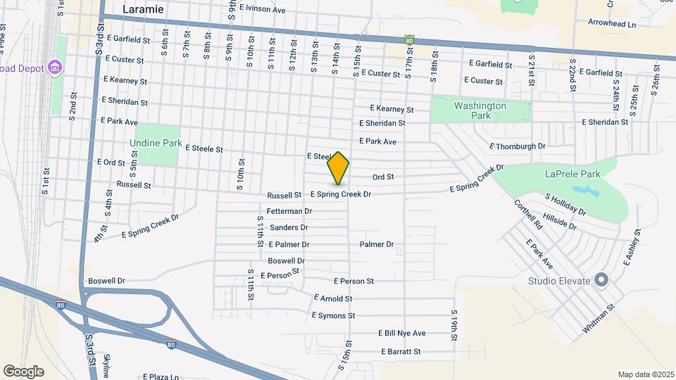 1417 Spring Creek Dr Map and Location Details
