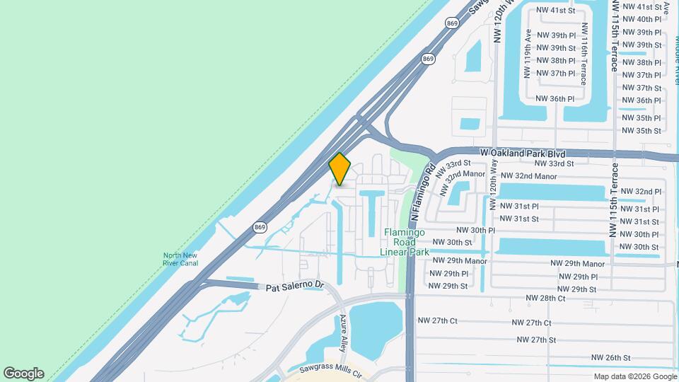 12674 NW 32nd Pl Map and Location Details