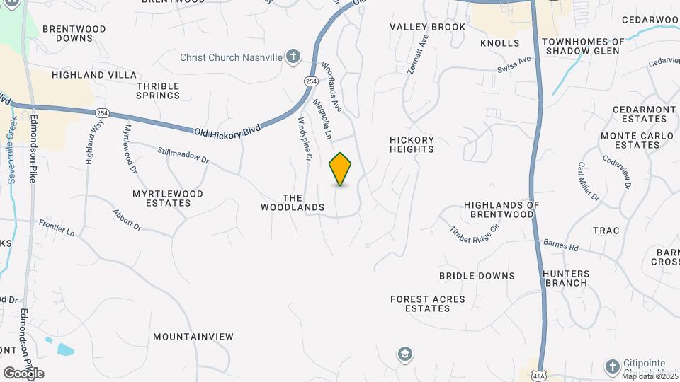 1024 Elmshade Ln Map and Location Details