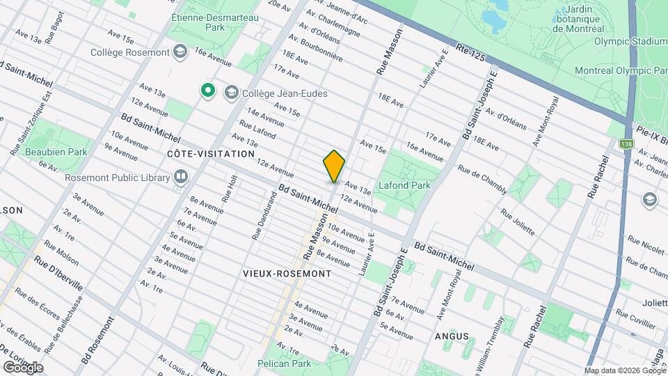 3351 Masson Map and Location Details