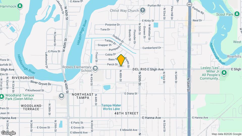 4802 E Sligh Ave Mapa y Detalles de la Ubicación