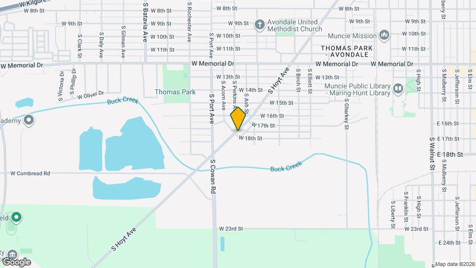 2440 S Hoyt Ave Map and Location Details