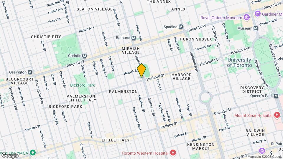 662 Bathurst St Map and Location Details