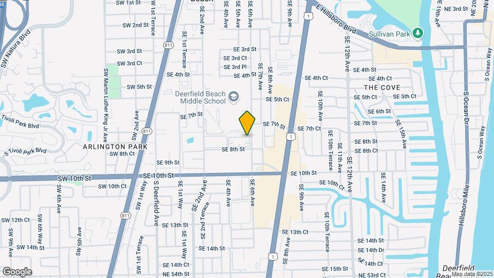555 SE 8th St Map and Location Details