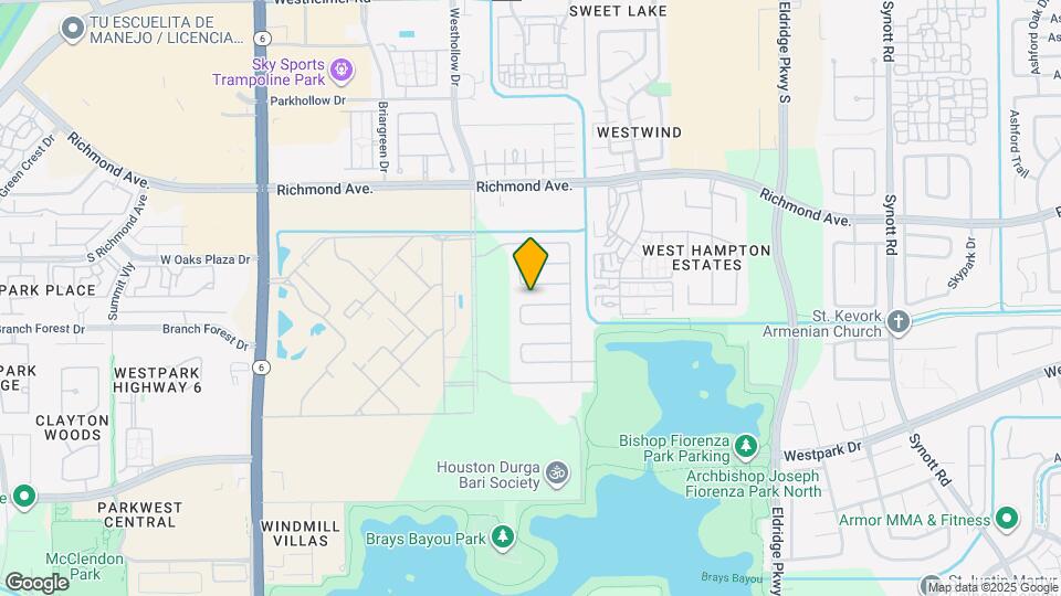 13838 Beech Hollow Ln Map and Location Details