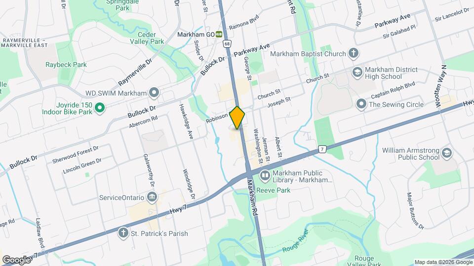 68 Main Street Markham N, Unit 511 Map and Location Details