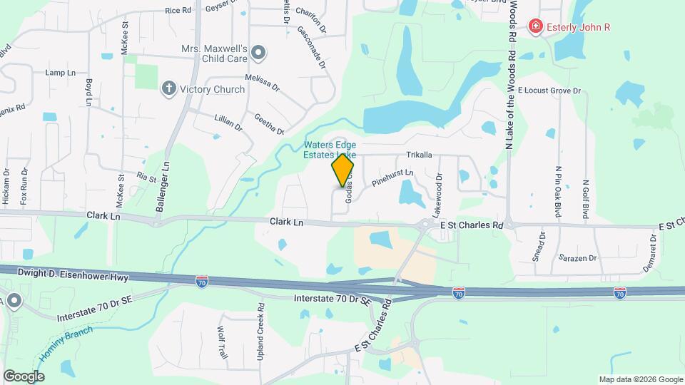 1323-1325-1325 Godas Cir Map and Location Details