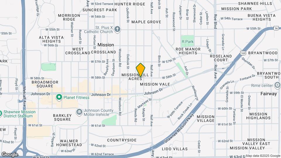 5605 W 58th St Map and Location Details