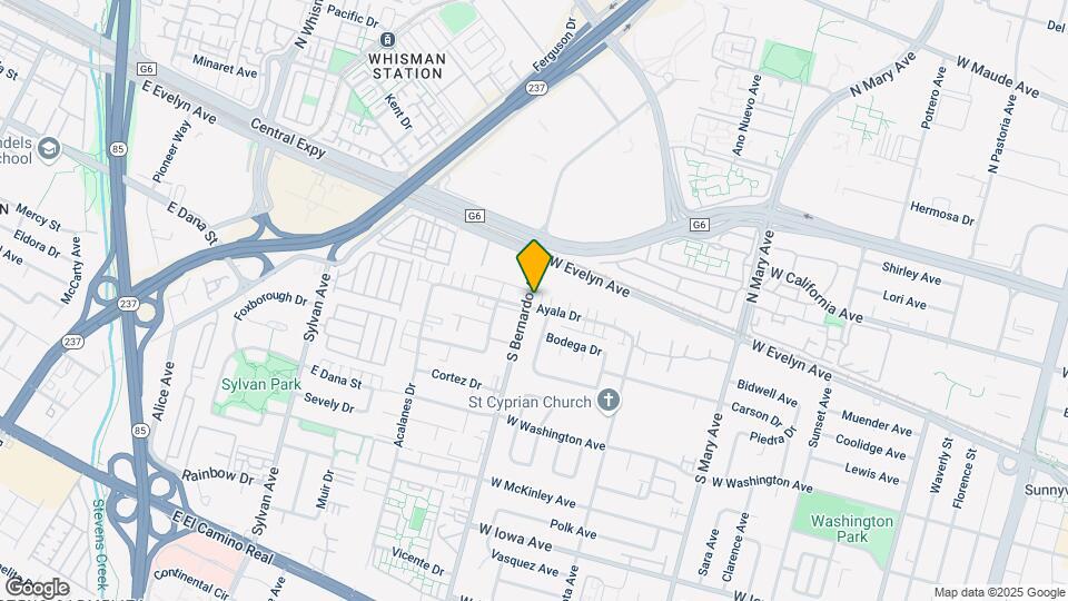 140 S Bernardo Ave Map and Location Details