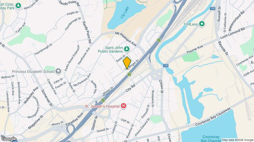 100-100 Wright St Map and Location Details