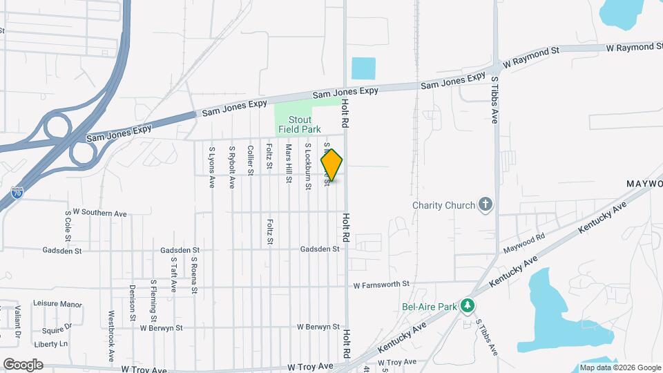 2517 S McClure St Map and Location Details