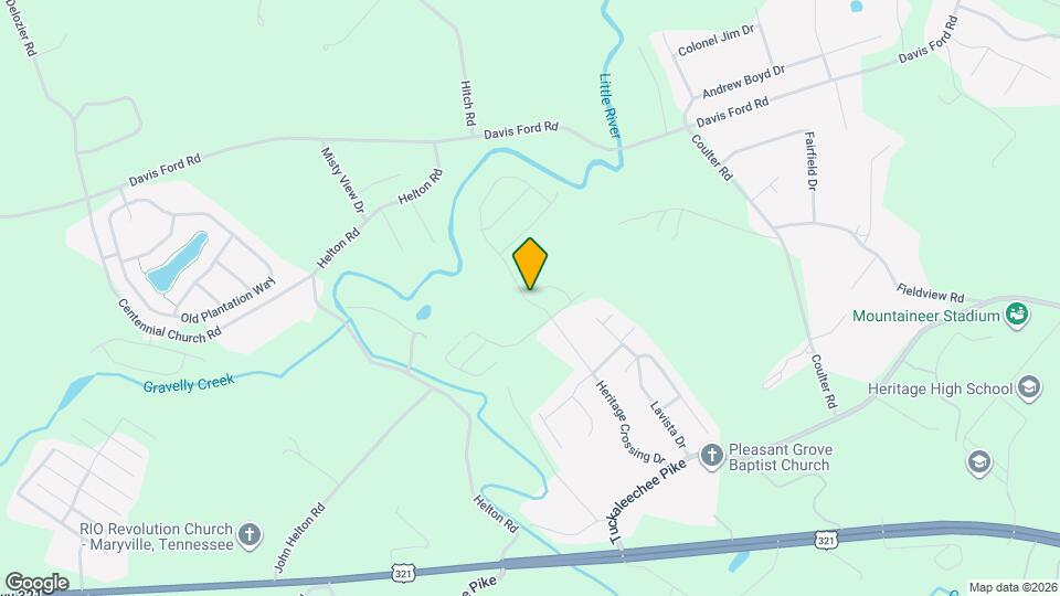 322 Heritage Crossing Dr Mapa y Detalles de la Ubicación