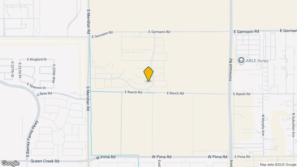 831 W Finch Dr Map and Location Details