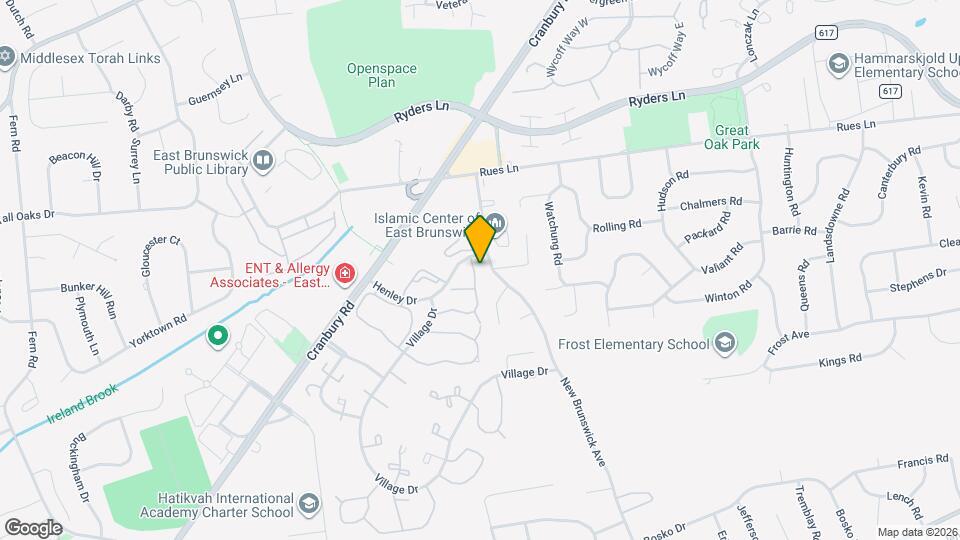 500 Danbury Ln, Unit 500 Map and Location Details