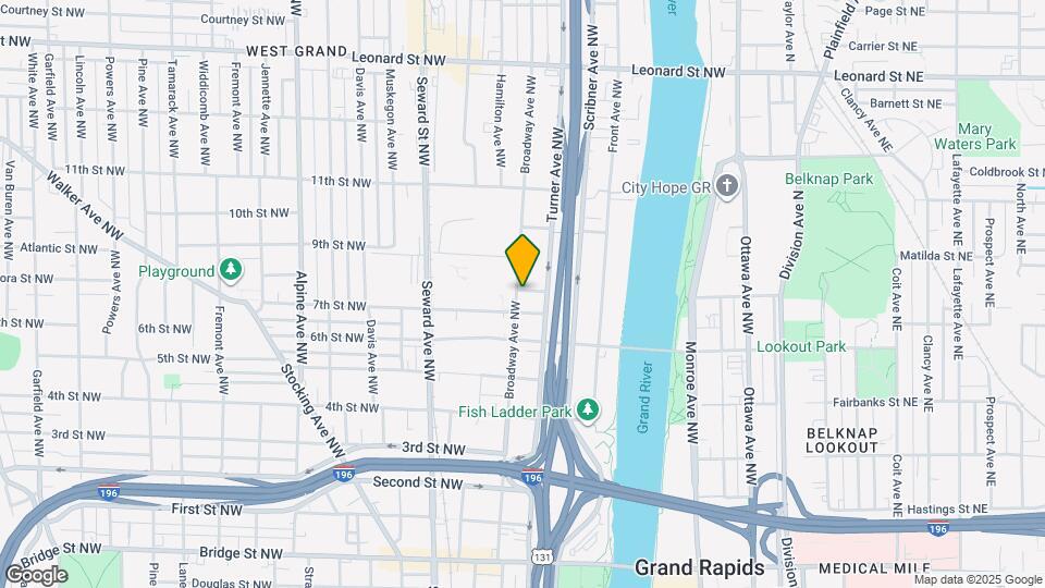 814 Broadway Ave NW Map and Location Details