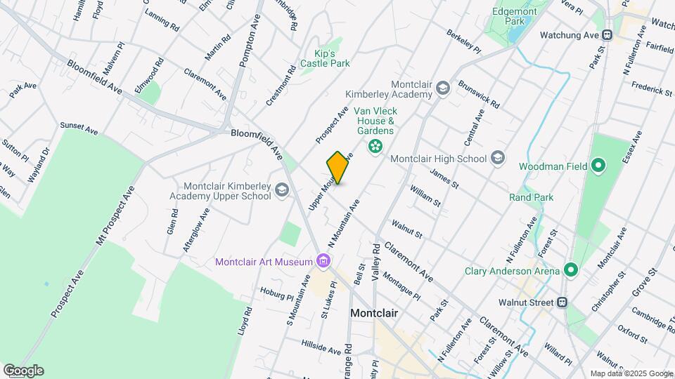 361 Claremont Ave-Unit -1 Map and Location Details