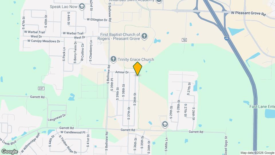 6007 S 36th St Map and Location Details