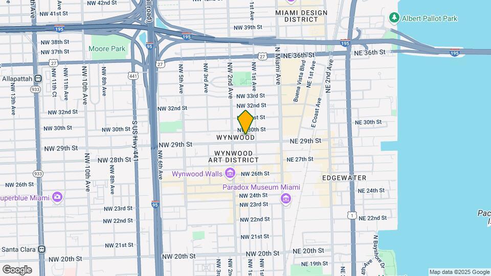 145 NW 29th St Map and Location Details