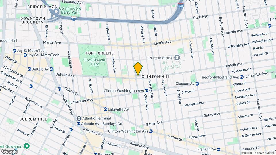 253 Dekalb Ave Map and Location Details