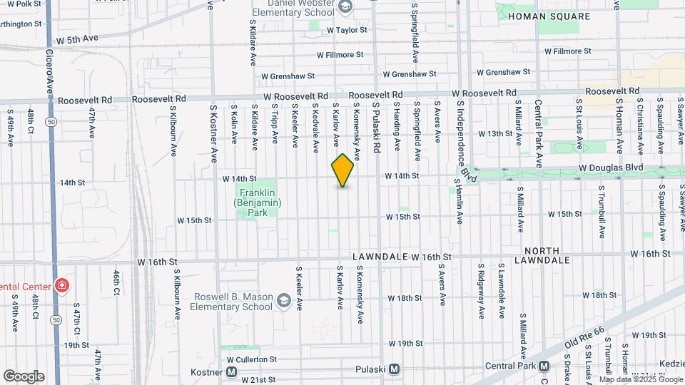 1423 S Karlov Ave Map and Location Details