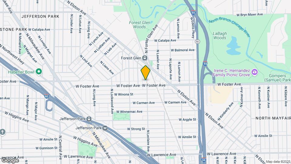 5210 N Leclaire Ave Map and Location Details