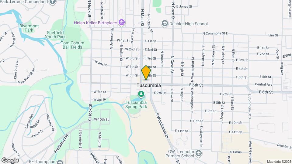 109 E 6th St, Unit #2A Map and Location Details