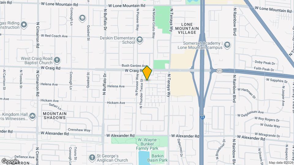 7332 Ribbon Ridge Ave Map and Location Details