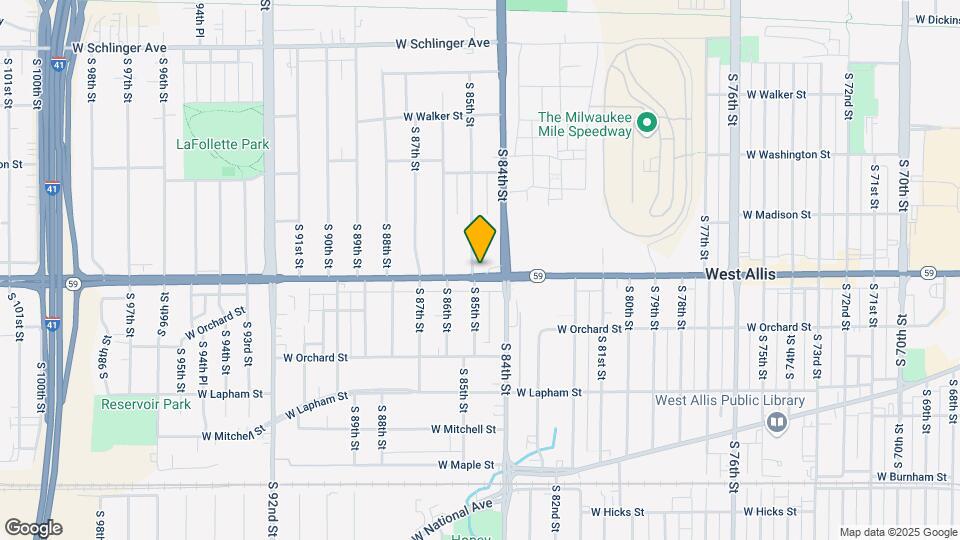 8420 W Greenfield Ave Mapa y Detalles de la Ubicación