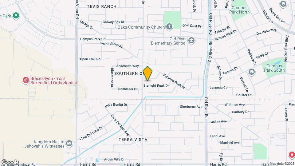 10408 Starlight Peak Dr Map and Location Details