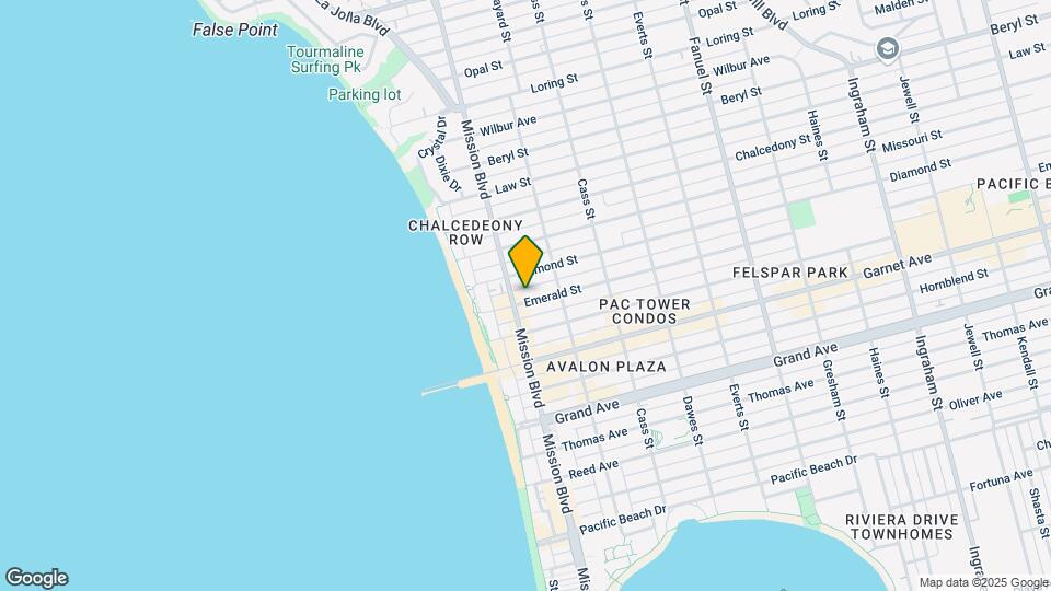 Pacific Beach Map and Location Details