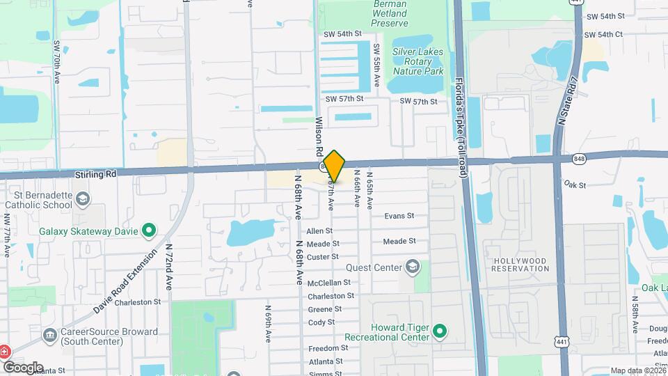 6645 Franklin St Map and Location Details