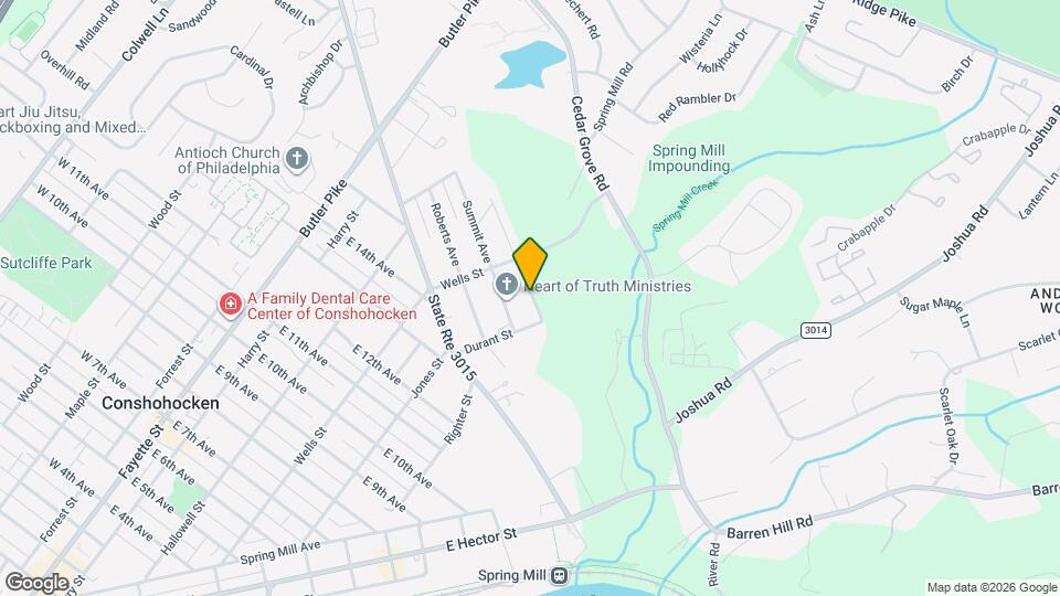 329 Hillcrest Ave Map and Location Details