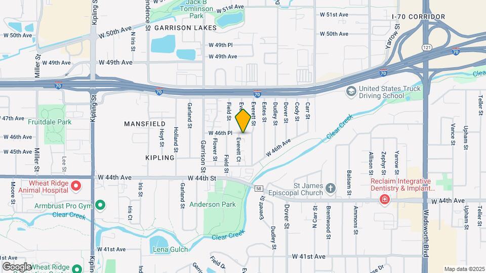 4592 Everett Ct Map and Location Details