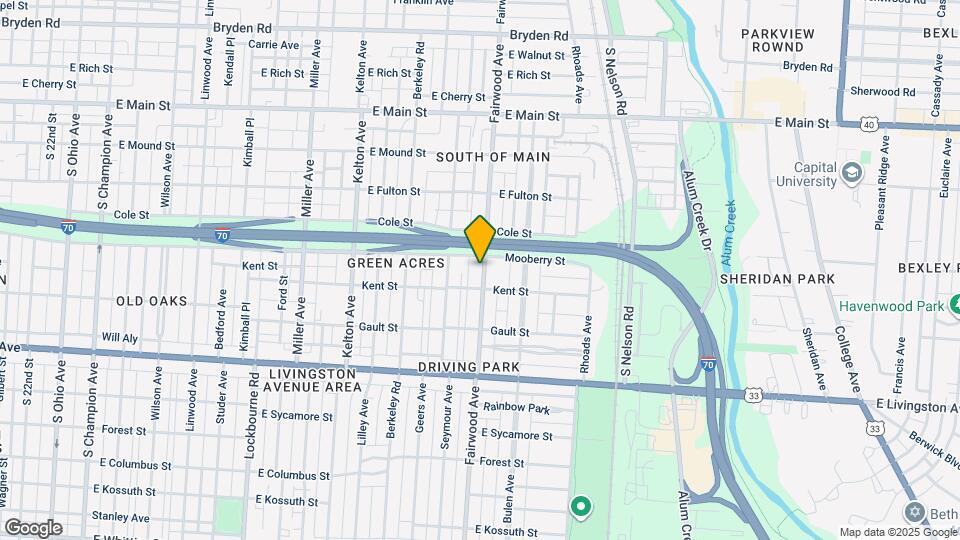 719 Fairwood Ave Map and Location Details