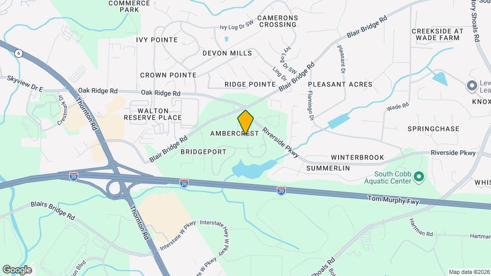 1331 Ambercrest Way Map and Location Details