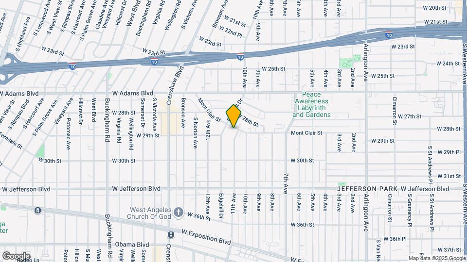 3930 Montclair St Map and Location Details
