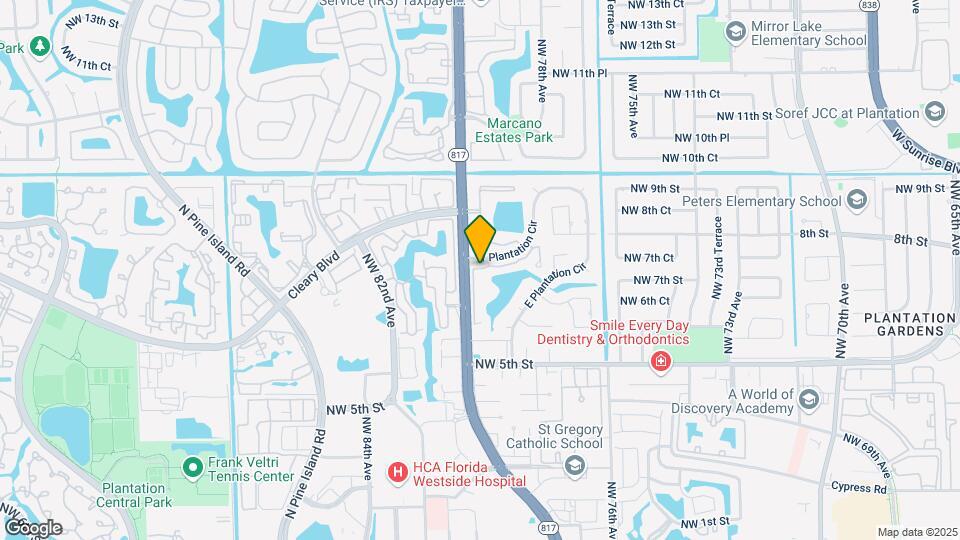 8366 NW 7th Ct Map and Location Details