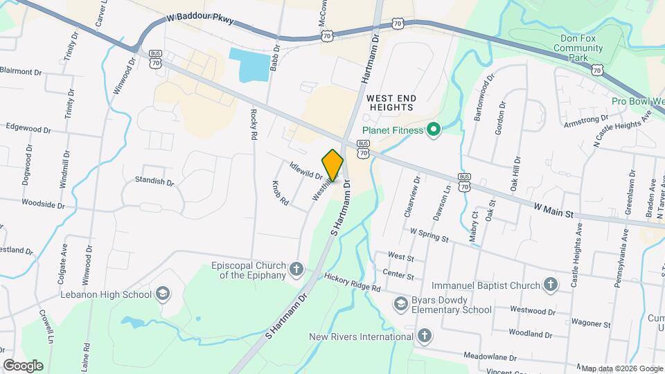 205 Westhill Dr Map and Location Details