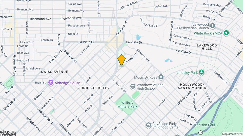 6126 Tremont St Map and Location Details