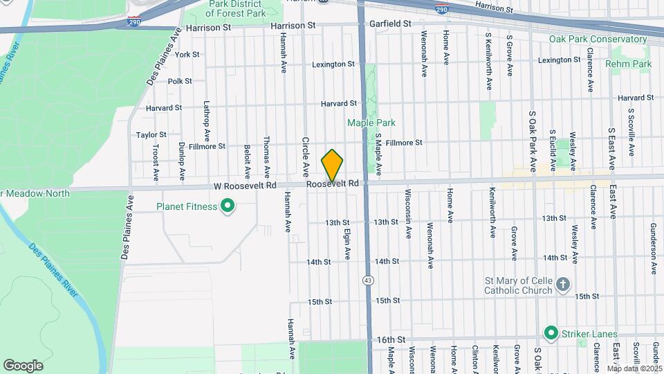 7242 Roosevelt Rd Mapa y Detalles de la Ubicación