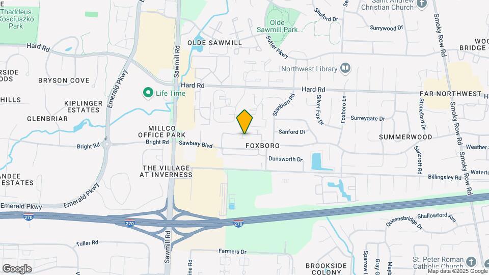 2575 Sandbury Blvd Map and Location Details