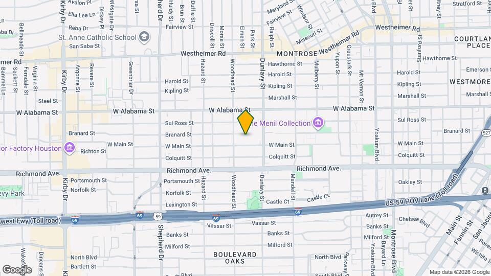 1737 Branard St Map and Location Details